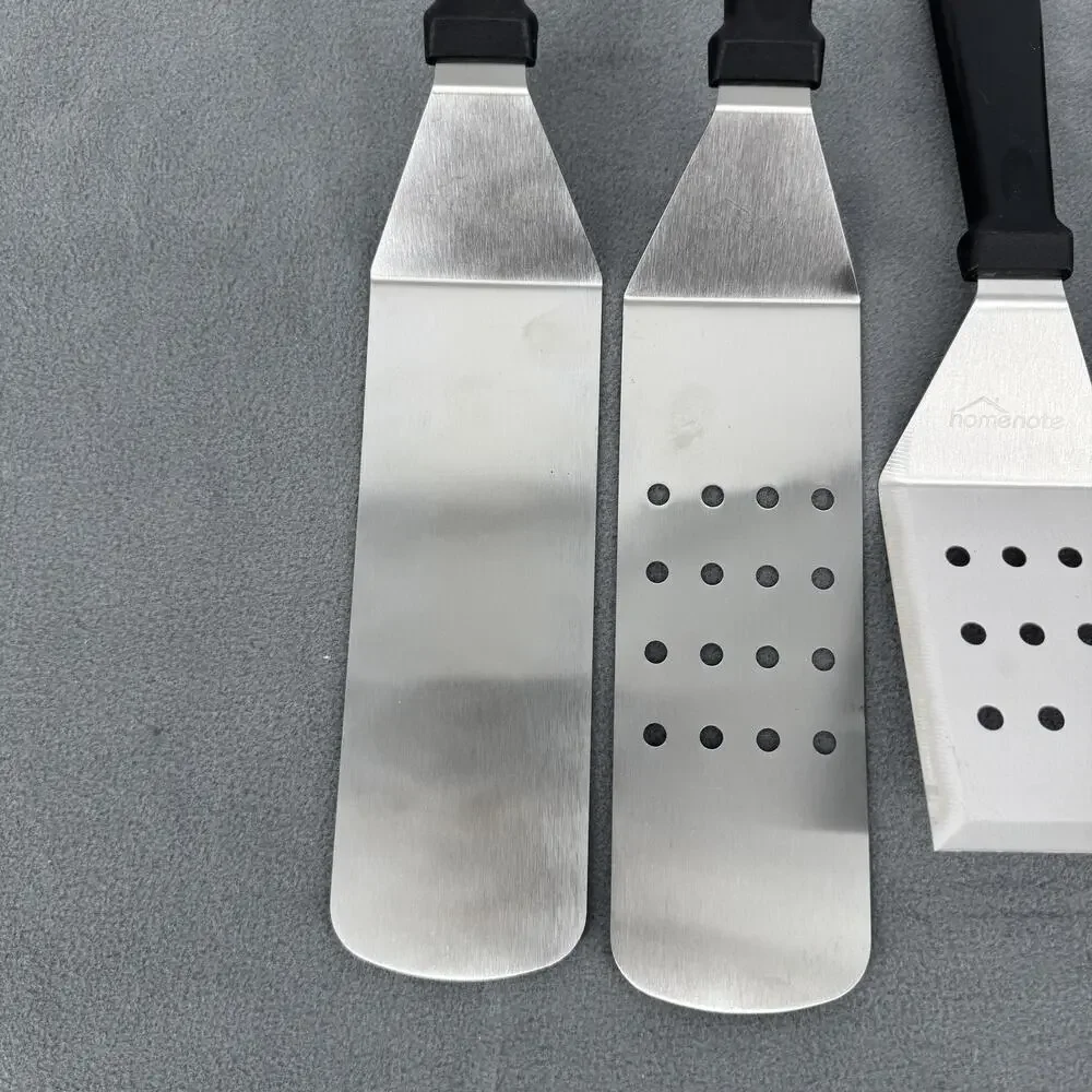 Homenote Griddle Spatula Set 4 Piece Stainless Steel Blackstone‎ BBQ Tools